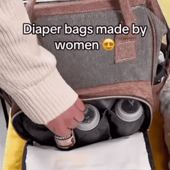 Mommy Bag with Folding Crib