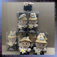 Labubu Wild Spring Mystery Box Keyring, Kawaii Vinyl Plush Doll