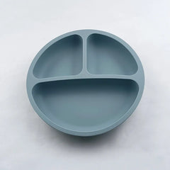 Silicone Baby Suction Dining Plate, BPA-free safe dish for 0-2 years, unisex