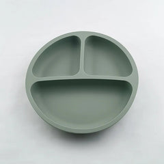 Silicone Baby Suction Dining Plate, BPA-free safe dish for 0-2 years, unisex