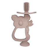 Govinto Koala Silicone Teether & Toothbrush, BPA-free textured chew toy for 0-6 years, unisex