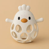 Chick-Shaped Silicone Baby Teether Glove, BPA-free safe teether for 3-12M, unisex