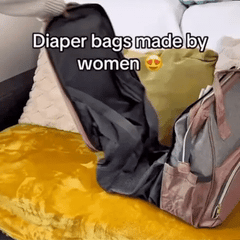 Mommy Bag with Folding Crib