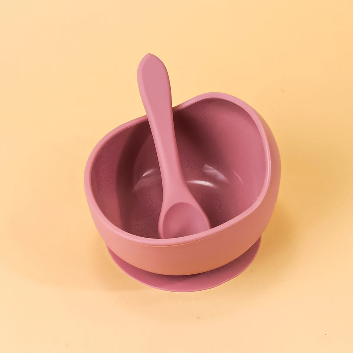 2pcs Silicone Baby Suction Bowl Set, BPA-free safe bowls for 6M-3Y, unisex