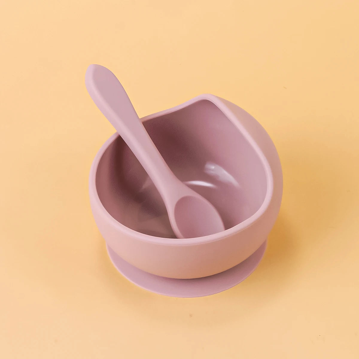 2pcs Silicone Baby Suction Bowl Set, BPA-free safe bowls for 6M-3Y, unisex
