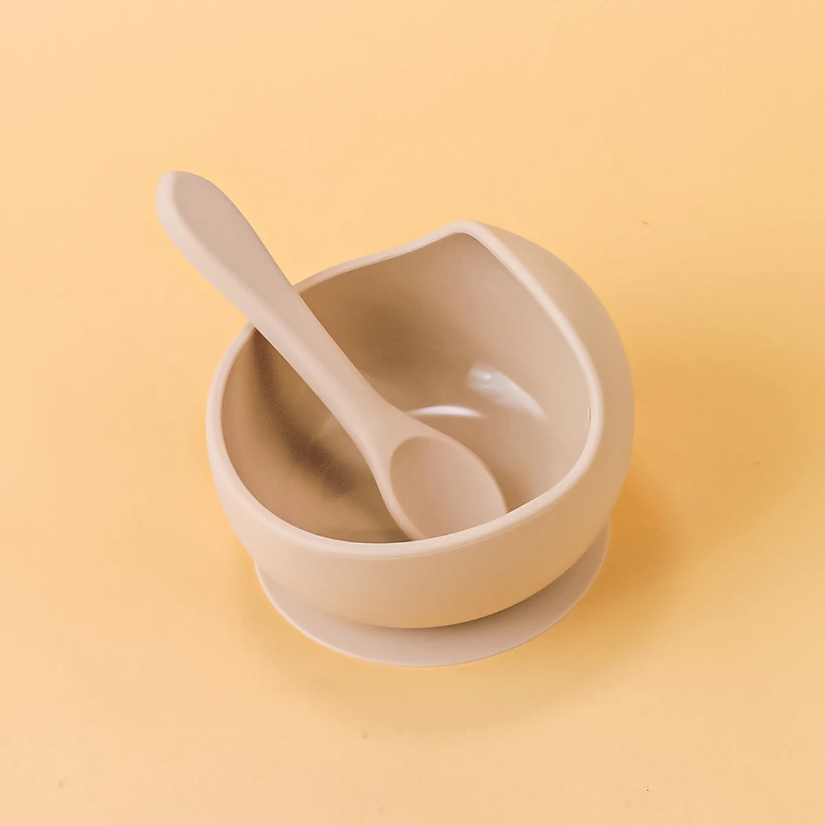 2pcs Silicone Baby Suction Bowl Set, BPA-free safe bowls for 6M-3Y, unisex