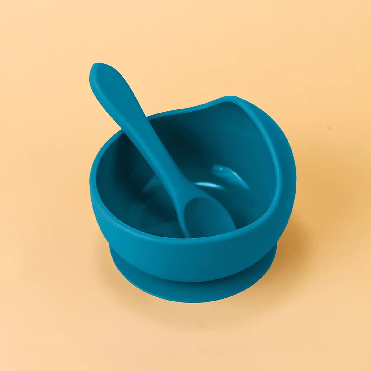 2pcs Silicone Baby Suction Bowl Set, BPA-free safe bowls for 6M-3Y, unisex