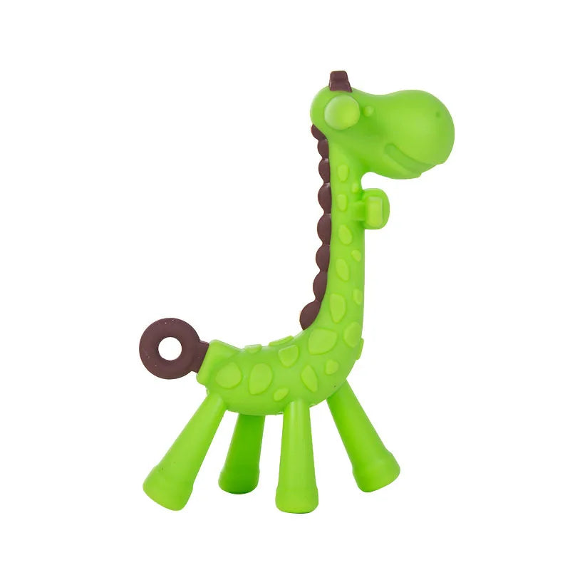 Dr.isla Giraffe Silicone Teether UK - BPA-Free Baby Teething Toy