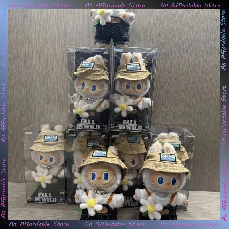 Labubu Wild Spring Mystery Box Keyring, Kawaii Vinyl Plush Doll
