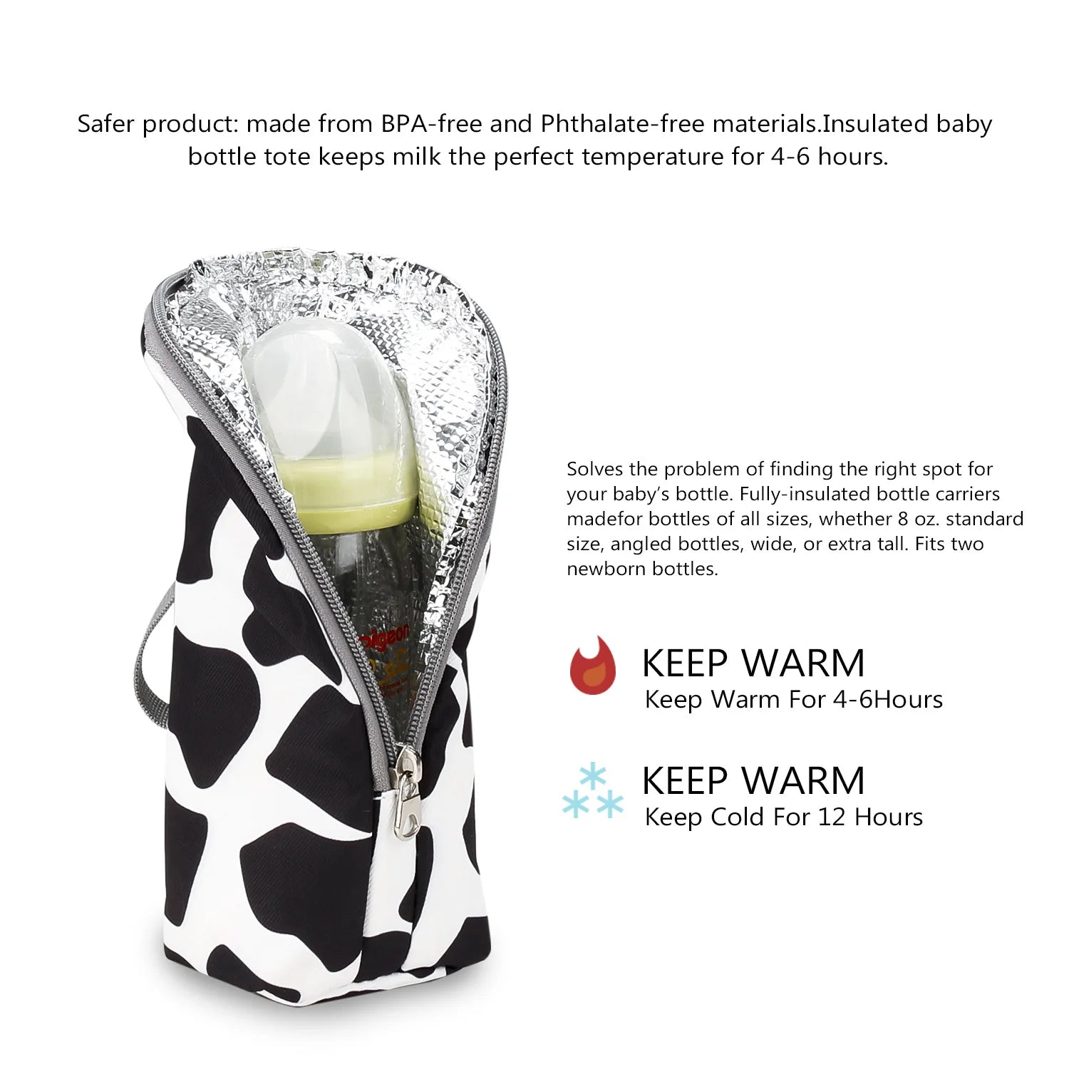 Aluminum Insulated Baby Bottle Bag for Travel UK