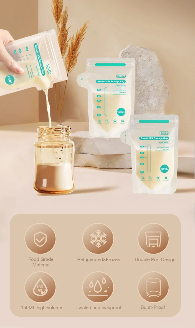 Eco-Friendly Breast Milk Storage Bags for New Mums UK