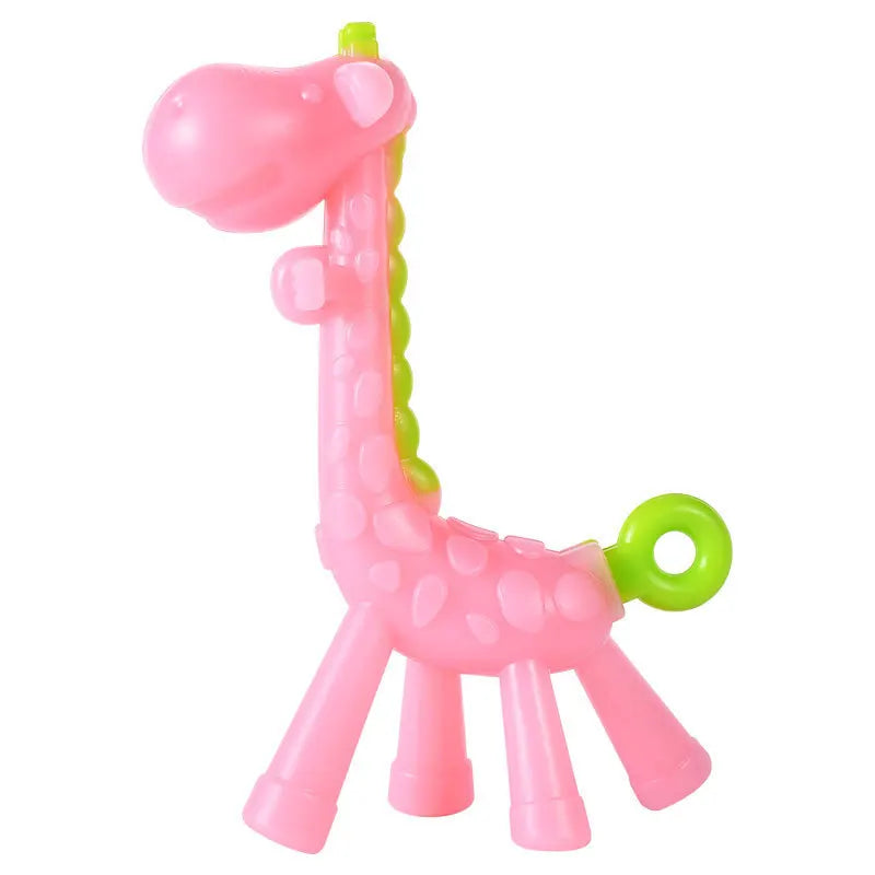 Dr.isla Giraffe Silicone Teether UK - BPA-Free Baby Teething Toy