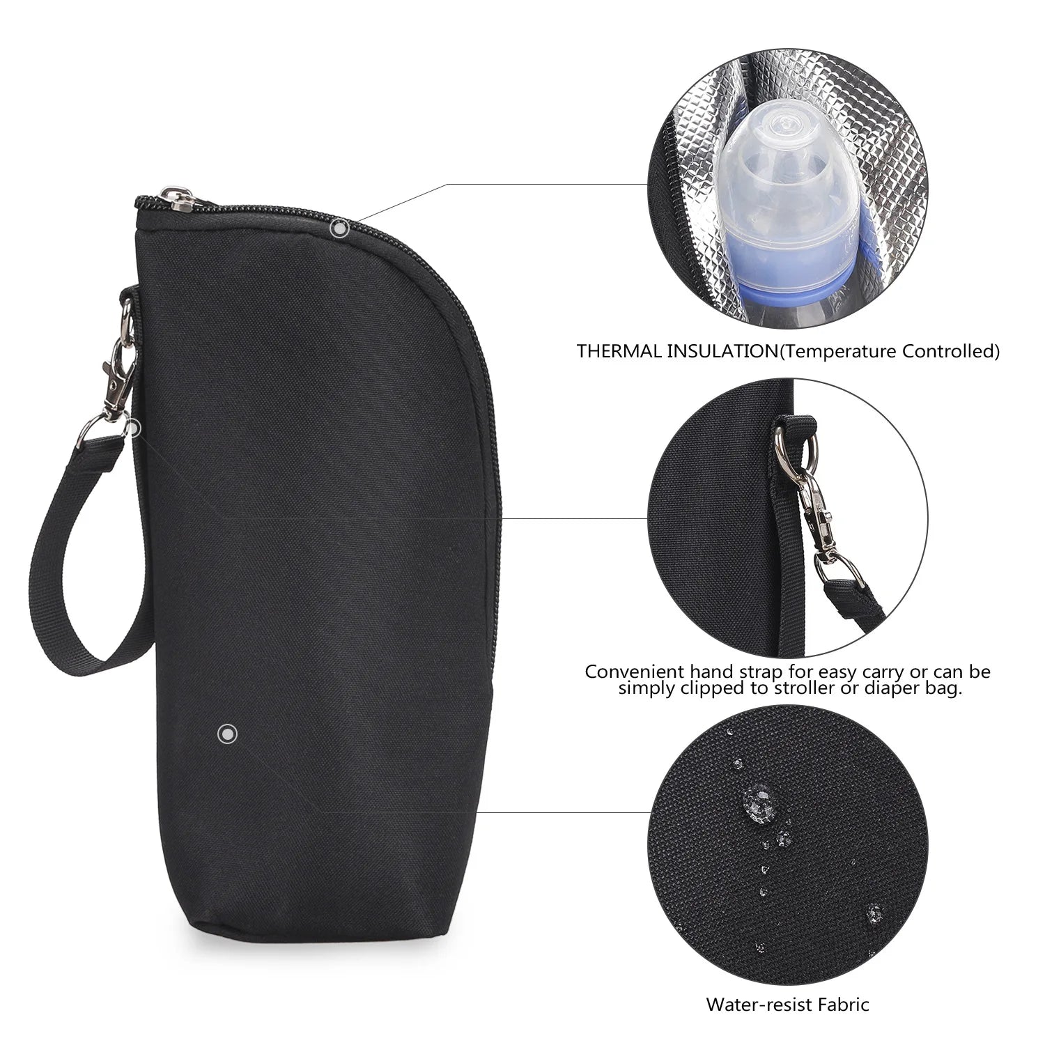 Aluminum Insulated Baby Bottle Bag for Travel UK