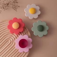 Spinner Silicone Baby Teether, BPA-free sensory toy for 3-12M, unisex