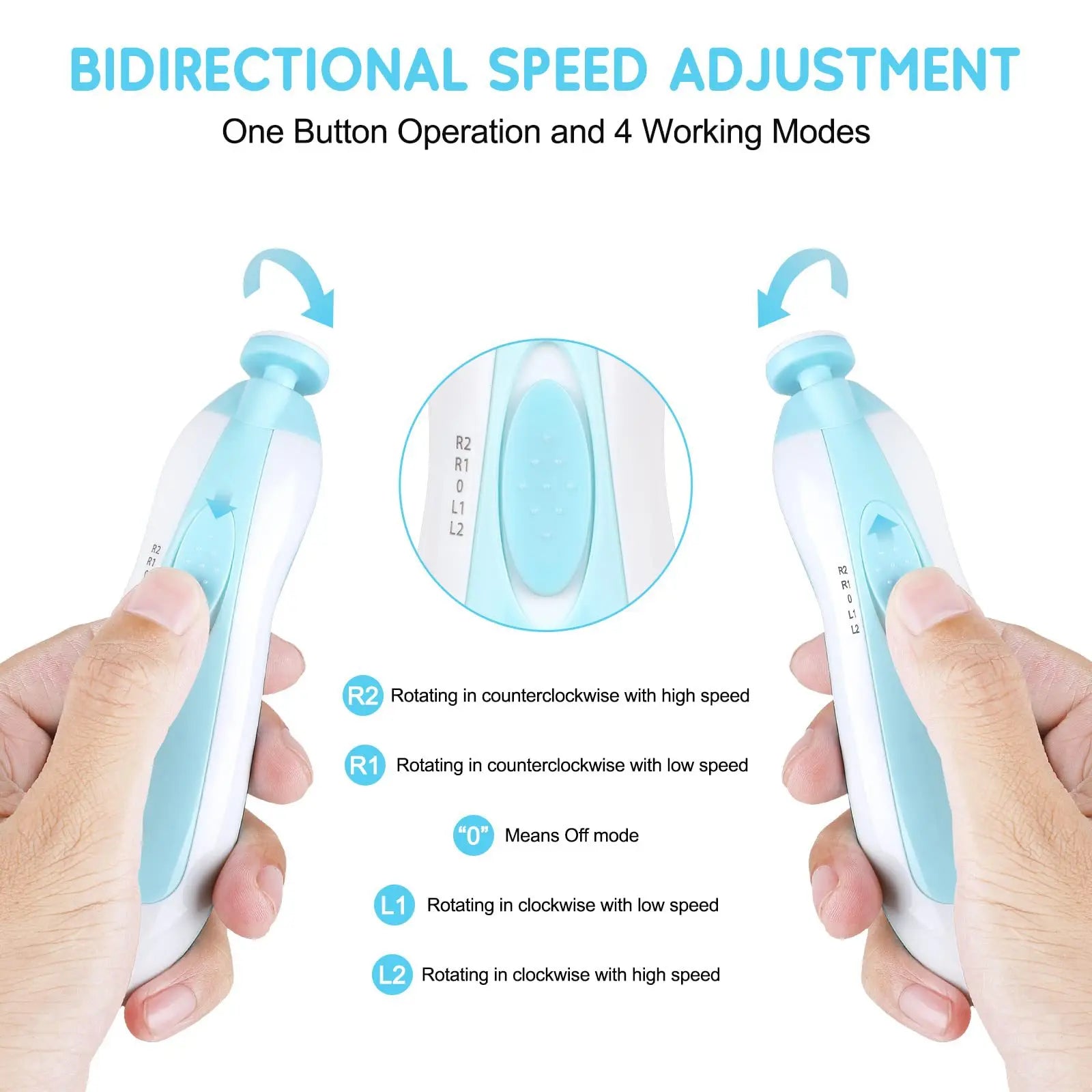 BPA-Free Electric Nail Clipper for Newborns at Govinto 