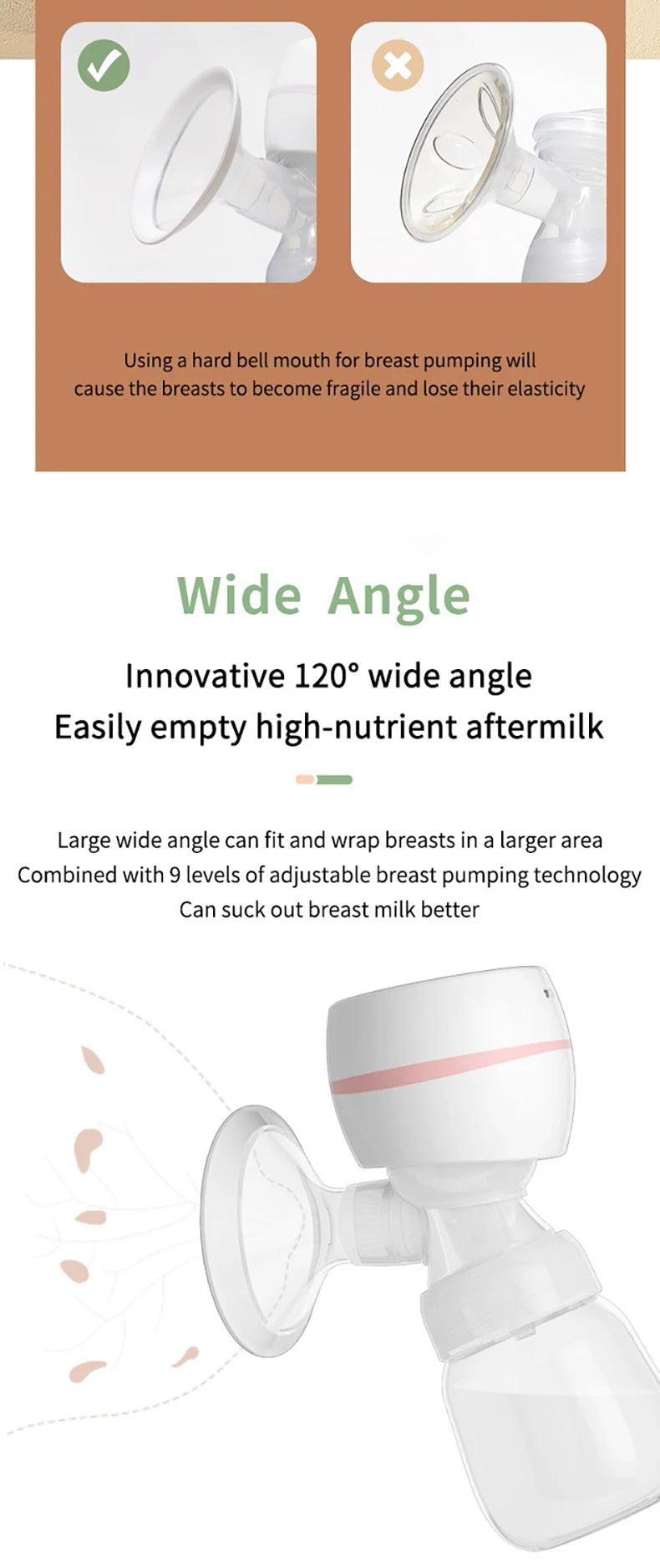 Painless Electric Breast Pump for New Mums UK
