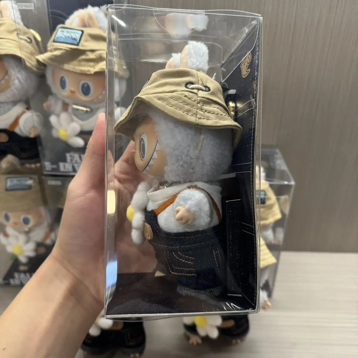Labubu Wild Spring Mystery Box Keyring, Kawaii Vinyl Plush Doll