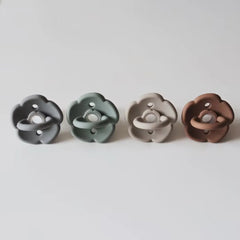 2pcs Silicone Baby Pacifier Teether, BPA-free safe toy for 3-6 months, unisex