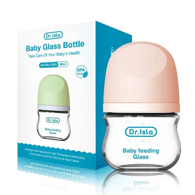 Anti-Flatulence Glass Baby Bottle for Newborns at Govinto UK
