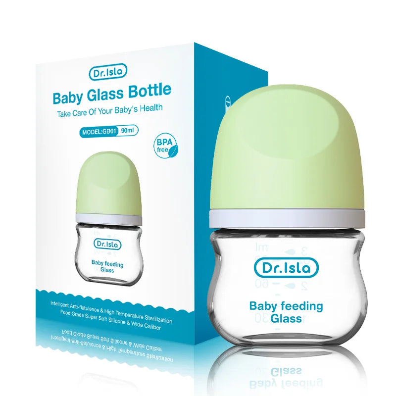 Anti-Flatulence Glass Baby Bottle for Newborns at Govinto UK