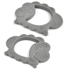 Govinto Sheep Silicone Teether, BPA-free textured toy with suction cup for 0-2 years, unisex