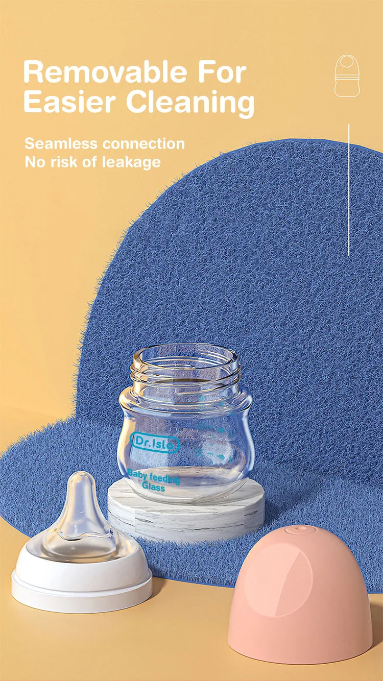 Anti-Flatulence Glass Baby Bottle for Newborns at Govinto UK