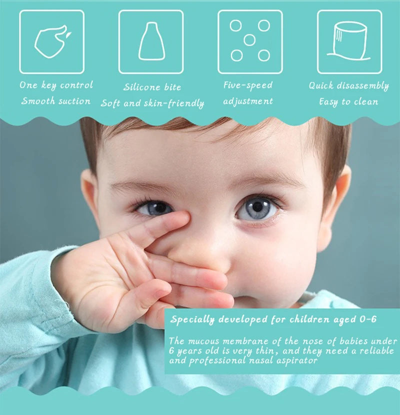 Safe Electric Nose Sucker for Infants UK