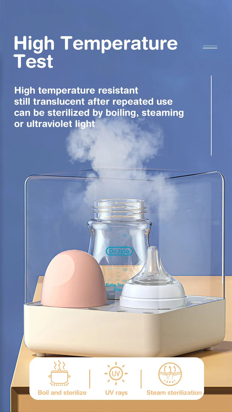 Anti-Flatulence Glass Baby Bottle for Newborns at Govinto UK