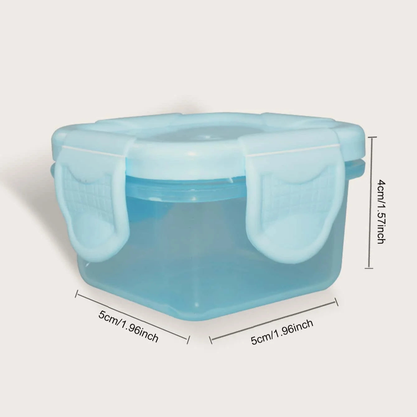 4pcs Mini Leakproof Food Containers, 60ml safe airtight storage, multicolor, unisex