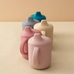 2-in-1 Silicone Baby Straw & Snack Cup, BPA-free safe drinkware for 0-2 years, unisex