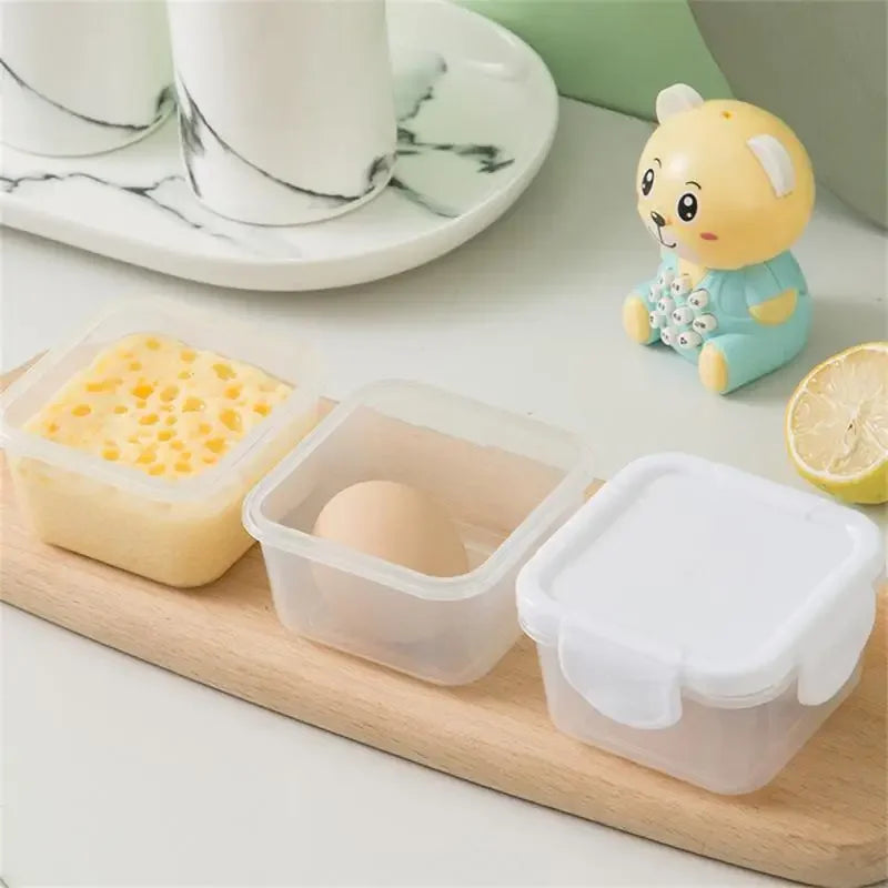 4pcs Mini Leakproof Food Containers, 60ml safe airtight storage, multicolor, unisex