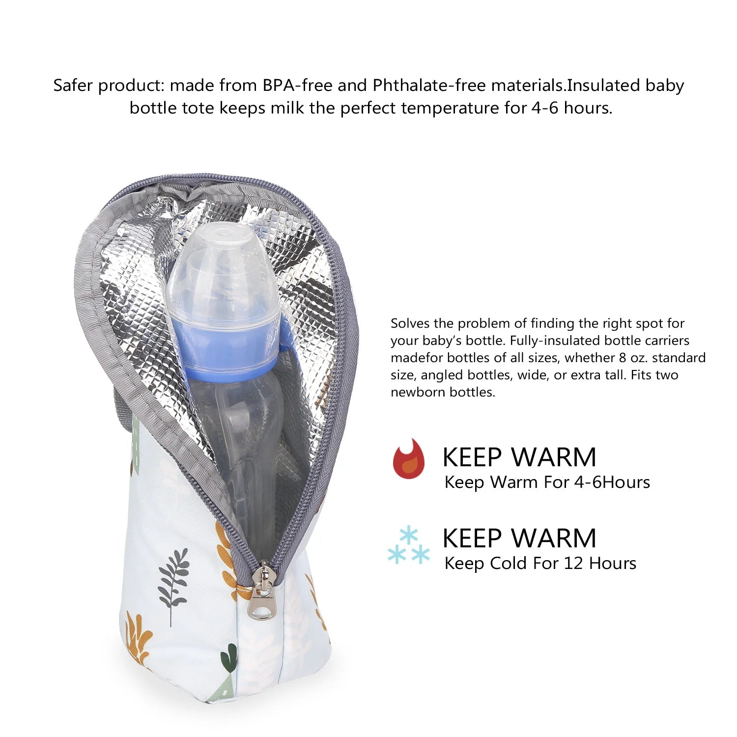 Aluminum Insulated Baby Bottle Bag for Travel UK