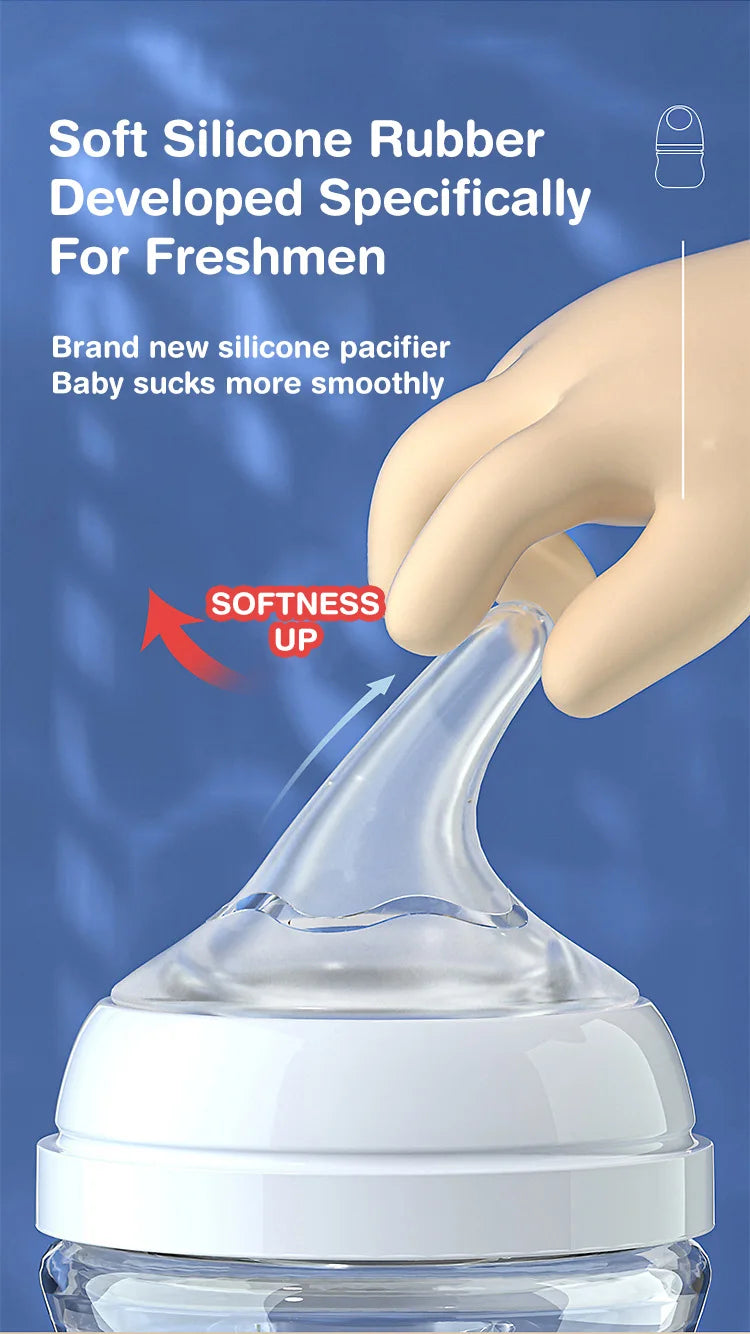 Anti-Flatulence Glass Baby Bottle for Newborns at Govinto UK