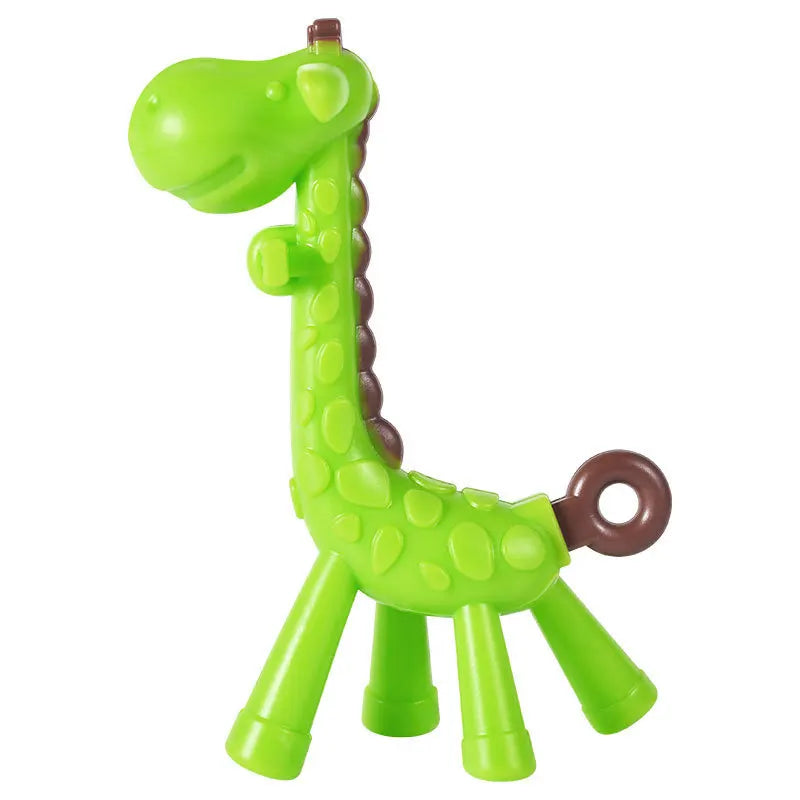 Dr.isla Giraffe Silicone Teether UK - BPA-Free Baby Teething Toy